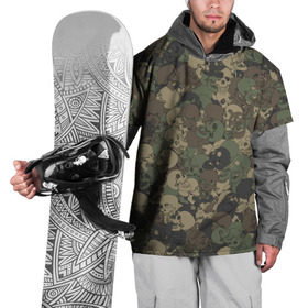 Накидка на куртку 3D с принтом Камуфляж с черепами в Кировске, 100% полиэстер |  | Тематика изображения на принте: 23 февраля | армия | кости | милитари | паттрен | скелет | текстура | хаки | хеллоуин | череп