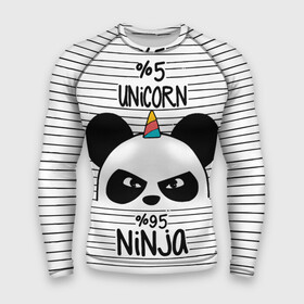 Мужской рашгард 3D с принтом 5 Единорог 95 Ниндзя в Кировске,  |  | Тематика изображения на принте: animals | ninja | panda | rainbow | stripes | единорог | животные | зверь | линии | ниндзя | панда | полосы | радуга | самурай