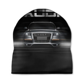 Шапка 3D с принтом Audi Q7 скорость в Кировске, 100% полиэстер | универсальный размер, печать по всей поверхности изделия | audi | авто | автомобиль | ауди | кольца | красивая | кроссовер | крутая | марка | машина | надпись | немецкая иномарка | прикольная | тачка | черная | эмблема