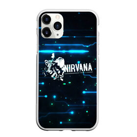 Чехол для iPhone 11 Pro матовый с принтом Схема Nirvana (Курт Кобейн) в Кировске, Силикон |  | Тематика изображения на принте: kurt cobain | микросхема | нирвана | плата