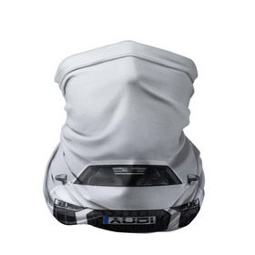 Бандана-труба 3D с принтом Audi серебро в Кировске, 100% полиэстер, ткань с особыми свойствами — Activecool | плотность 150‒180 г/м2; хорошо тянется, но сохраняет форму | ауди | машина