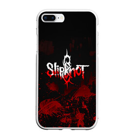 Чехол для iPhone 7Plus/8 Plus матовый с принтом Slipknot пятна в Кировске, Силикон | Область печати: задняя сторона чехла, без боковых панелей | slipknot | альтернативный метал | андерс | брызги | грув метал | колсефни | кори | кровь | метал | ню метал | рок | слипкнот | тейлор