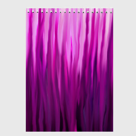 Скетчбук с принтом фиолетово-черные краски в Кировске, 100% бумага
 | 48 листов, плотность листов — 100 г/м2, плотность картонной обложки — 250 г/м2. Листы скреплены сверху удобной пружинной спиралью | color | violet | акварель | краски | полосы | фиолетовый | цвет | черный | ярко