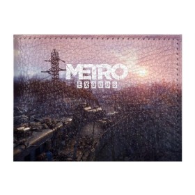 Обложка для студенческого билета с принтом METRO в Кировске, натуральная кожа | Размер: 11*8 см; Печать на всей внешней стороне | metro | metro exodus | метро