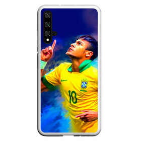 Чехол для Honor 20 с принтом Neymar в Кировске, Силикон | Область печати: задняя сторона чехла, без боковых панелей | neymar | неймар | сборная бразилии