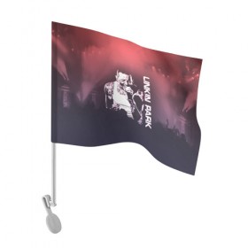 Флаг для автомобиля с принтом Linkin Park (Честер) в Кировске, 100% полиэстер | Размер: 30*21 см | bennington | chester | linkin park | альтернативный метал | альтернативный рок | беннингтон | группа | линкин парк | музыкант | ню метал | певец | рок | рэп | рэп рок | честер | электроник рок