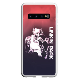 Чехол для Samsung Galaxy S10 с принтом Linkin Park (Честер) в Кировске, Силикон | Область печати: задняя сторона чехла, без боковых панелей | bennington | chester | linkin park | альтернативный метал | альтернативный рок | беннингтон | группа | линкин парк | музыкант | ню метал | певец | рок | рэп | рэп рок | честер | электроник рок