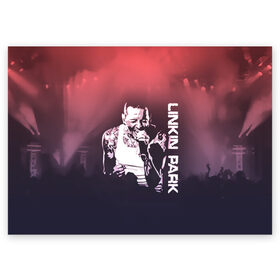 Поздравительная открытка с принтом Linkin Park (Честер) в Кировске, 100% бумага | плотность бумаги 280 г/м2, матовая, на обратной стороне линовка и место для марки
 | bennington | chester | linkin park | альтернативный метал | альтернативный рок | беннингтон | группа | линкин парк | музыкант | ню метал | певец | рок | рэп | рэп рок | честер | электроник рок