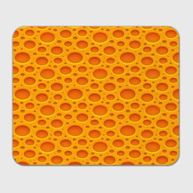 Коврик прямоугольный с принтом Сыр в Кировске, натуральный каучук | размер 230 х 185 мм; запечатка лицевой стороны | Тематика изображения на принте: еда | сыр
