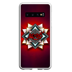 Чехол для Samsung Galaxy S10 с принтом AC DC since 1973 в Кировске, Силикон | Область печати: задняя сторона чехла, без боковых панелей | 1973 | ac dc | австралийская | ангус янг | блюз рок | год основания | группа | звезда | красная | красный | крис слэйд | лента | рок | рок н ролл | стиви янг | фон | хард рок | эксл роуз | эмблема