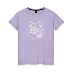 Женская футболка хлопок с принтом Мы сами выбираем свою гору 2 в Кировске, 100% хлопок | прямой крой, круглый вырез горловины, длина до линии бедер, слегка спущенное плечо | альпинист | горы | скалы