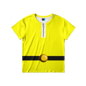 Детская футболка 3D с принтом Сайтама в Кировске, 100% гипоаллергенный полиэфир | прямой крой, круглый вырез горловины, длина до линии бедер, чуть спущенное плечо, ткань немного тянется | 