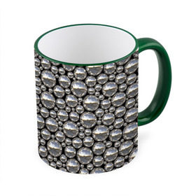 Кружка 3D с принтом Серебряные шары в Кировске, керамика | ёмкость 330 мл | серебро | шар | шарики | шары