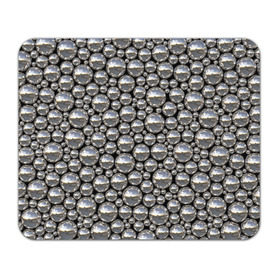 Коврик прямоугольный с принтом Серебряные шары в Кировске, натуральный каучук | размер 230 х 185 мм; запечатка лицевой стороны | Тематика изображения на принте: серебро | шар | шарики | шары