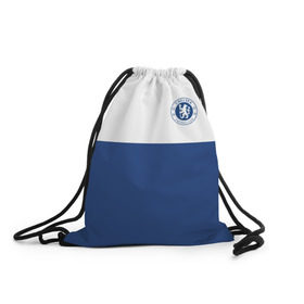 Рюкзак-мешок 3D с принтом Chelsea - Light Blue в Кировске, 100% полиэстер | плотность ткани — 200 г/м2, размер — 35 х 45 см; лямки — толстые шнурки, застежка на шнуровке, без карманов и подкладки | челси