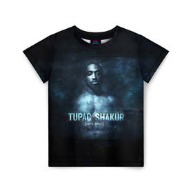 Детская футболка 3D с принтом Tupac Shakur 1971-1996 в Кировске, 100% гипоаллергенный полиэфир | прямой крой, круглый вырез горловины, длина до линии бедер, чуть спущенное плечо, ткань немного тянется | 1971 1996 | 2pac | makaveli | амару | ганста | гето | гетто | годы жизни | жизнь головореза | крутой | лицо | надпись | песня | реп | репер | слова песни | тупак | хип хоп | хипхоп | шакур