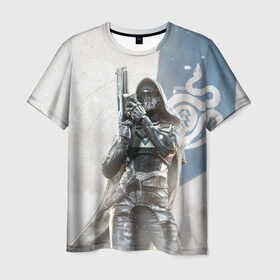 Мужская футболка 3D с принтом Blue в Кировске, 100% полиэфир | прямой крой, круглый вырез горловины, длина до линии бедер | destiny | destiny 2 | дестени