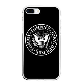 Чехол для iPhone 7Plus/8 Plus матовый с принтом The Ramones в Кировске, Силикон | Область печати: задняя сторона чехла, без боковых панелей | punk | ramones | rock | панк | рамонс | рок