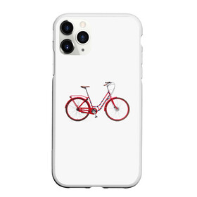Чехол для iPhone 11 Pro Max матовый с принтом Велосипед в Кировске, Силикон |  | Тематика изображения на принте: bicycle | байсикл | велик | красный | москва | педали