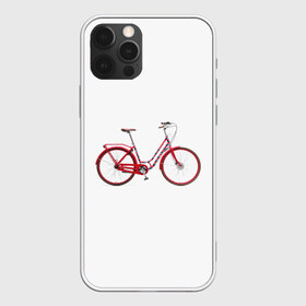 Чехол для iPhone 12 Pro Max с принтом Велосипед в Кировске, Силикон |  | bicycle | байсикл | велик | красный | москва | педали