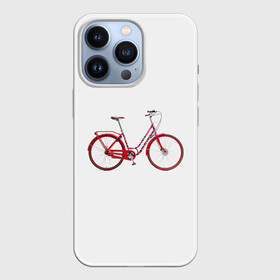 Чехол для iPhone 13 Pro с принтом Велосипед в Кировске,  |  | bicycle | байсикл | велик | красный | москва | педали