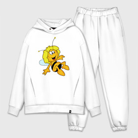 Мужской костюм хлопок OVERSIZE с принтом пчелка Майя в Кировске,  |  | вилли | майя | мая | пчелка | пчёлка майя | флип
