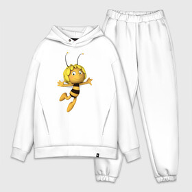 Мужской костюм хлопок OVERSIZE с принтом пчелка Майя в Кировске,  |  | вилли | майя | мая | пчелка | пчёлка майя | флип