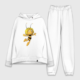 Женский костюм хлопок Oversize с принтом пчелка Майя в Кировске,  |  | вилли | майя | мая | пчелка | пчёлка майя | флип