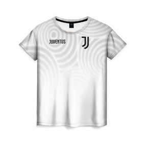Женская футболка 3D с принтом Juventus в Кировске, 100% полиэфир ( синтетическое хлопкоподобное полотно) | прямой крой, круглый вырез горловины, длина до линии бедер | juve | juventus | юве | ювентус