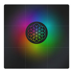 Магнитный плакат 3Х3 с принтом Coldplay в Кировске, Полимерный материал с магнитным слоем | 9 деталей размером 9*9 см | cold play | rock | колд плей | колд плэй | колдплей | колдплэй | рок