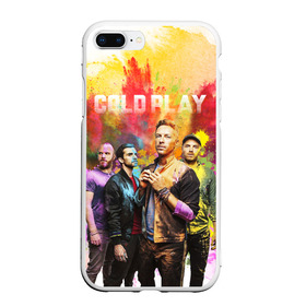 Чехол для iPhone 7Plus/8 Plus матовый с принтом Coldplay в Кировске, Силикон | Область печати: задняя сторона чехла, без боковых панелей | cold play | rock | колд плей | колд плэй | колдплей | колдплэй | рок