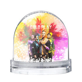 Водяной шар с принтом Coldplay в Кировске, Пластик | Изображение внутри шара печатается на глянцевой фотобумаге с двух сторон | cold play | rock | колд плей | колд плэй | колдплей | колдплэй | рок