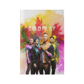 Обложка для паспорта матовая кожа с принтом Coldplay в Кировске, натуральная матовая кожа | размер 19,3 х 13,7 см; прозрачные пластиковые крепления | cold play | rock | колд плей | колд плэй | колдплей | колдплэй | рок