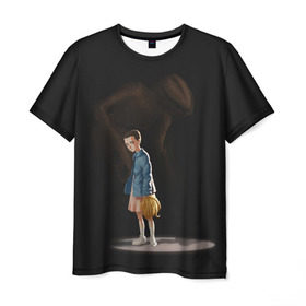 Мужская футболка 3D с принтом Monster в Кировске, 100% полиэфир | прямой крой, круглый вырез горловины, длина до линии бедер | stranger things | очень странные дела