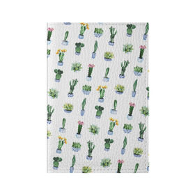 Мужская футболка 3D с принтом Кактусы в Кировске, натуральная матовая кожа | размер 19,3 х 13,7 см; прозрачные пластиковые крепления | Тематика изображения на принте: горшок | зеленый | кактус | принт | растение | флора | цветы