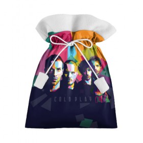 Подарочный 3D мешок с принтом Coldplay в Кировске, 100% полиэстер | Размер: 29*39 см | Тематика изображения на принте: cold play | rock | колд плей | колд плэй | колдплей | колдплэй | рок