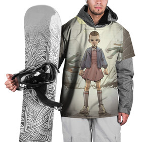 Накидка на куртку 3D с принтом Girl в Кировске, 100% полиэстер |  | stranger things | очень странные дела
