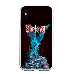 Чехол для iPhone XS Max матовый с принтом Орел группа Slipknot в Кировске, Силикон | Область печати: задняя сторона чехла, без боковых панелей | slipknot | альтернативный метал | андерс | головы | грув метал | колсефни | кори | маска | метал | музыка | ню метал | рок | слипкнот | тейлор