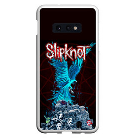 Чехол для Samsung S10E с принтом Орел группа Slipknot в Кировске, Силикон | Область печати: задняя сторона чехла, без боковых панелей | slipknot | альтернативный метал | андерс | головы | грув метал | колсефни | кори | маска | метал | музыка | ню метал | рок | слипкнот | тейлор