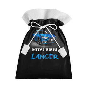 Подарочный 3D мешок с принтом Mitsubishi Lancer в Кировске, 100% полиэстер | Размер: 29*39 см | Тематика изображения на принте: auto | lancer | mitsubishi | авто | автомобиль | водитель | лансер | мицубиси | тачка | японец