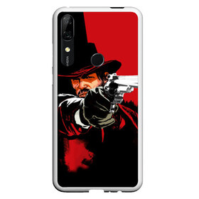 Чехол для Honor P Smart Z с принтом Red Dead Redemption в Кировске, Силикон | Область печати: задняя сторона чехла, без боковых панелей | cowboy | game | gun | jim | red dead redemption | rockstar | west | вестерн | дикий запад | игра | ковбой | оружие | пистолет