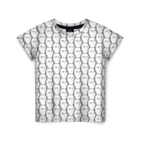Детская футболка 3D с принтом OnePunchMan в Кировске, 100% гипоаллергенный полиэфир | прямой крой, круглый вырез горловины, длина до линии бедер, чуть спущенное плечо, ткань немного тянется | anime | onepunchman | saitama | аниме | ванпанчмен | сайтама