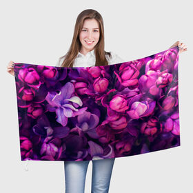 Флаг 3D с принтом Тюльпановый сад в Кировске, 100% полиэстер | плотность ткани — 95 г/м2, размер — 67 х 109 см. Принт наносится с одной стороны | flower | краски | природа | розы | тюльпаны | цветы