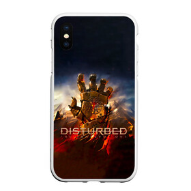 Чехол для iPhone XS Max матовый с принтом Disturbed рука в Кировске, Силикон | Область печати: задняя сторона чехла, без боковых панелей | Тематика изображения на принте: disturbed | альтернативный | встревоженные | группа | джон мойер | дистёрбд | дэвид дрейман | дэн дониган | кулак | майк венгрен | метал | ню метал | нюметал | рука | хеви | хеви метал | хевиметал