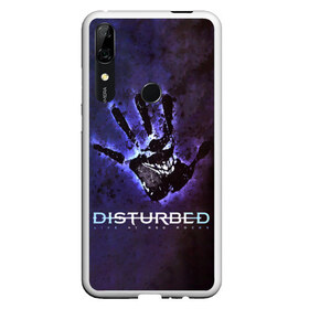 Чехол для Honor P Smart Z с принтом Рука Disturbed в Кировске, Силикон | Область печати: задняя сторона чехла, без боковых панелей | Тематика изображения на принте: disturbed | альтернативный | группа | дистёрбд | метал | ню метал | нюметал | хеви | хеви метал | хевиметал