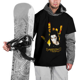 Накидка на куртку 3D с принтом Evanescence рука в Кировске, 100% полиэстер |  | Тематика изображения на принте: 