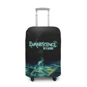 Чехол для чемодана 3D с принтом Evanescence в Кировске, 86% полиэфир, 14% спандекс | двустороннее нанесение принта, прорези для ручек и колес | 