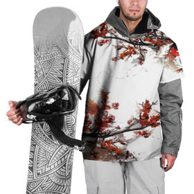 Накидка на куртку 3D с принтом САКУРА в Кировске, 100% полиэстер |  | Тематика изображения на принте: blossom | flower | бабочки | весна | лето | природа | расцвет | цвет | цветение | цветковое растение | цветок