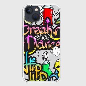 Чехол для iPhone 13 с принтом Graffiti в Кировске,  |  | break | dance | graffiti | hip hop | rap | граффити | рэп | скейтборд | хип хоп