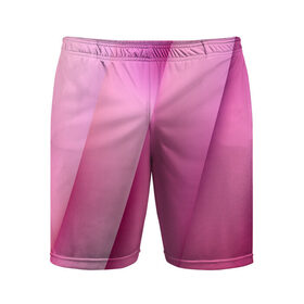 Мужские шорты 3D спортивные с принтом Pink lines в Кировске,  |  | pink | абстракция | геометрия | линии | розовый | текстура